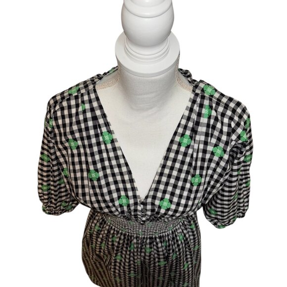 Kate Spade Gingham Voile Mid Dress Size Small - Picture 3 of 5